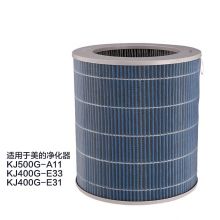 美的 E33滤芯 空气净化器 除尘除醛复合型滤网 滤芯（适用美的A11 E33 E31配套原装滤网FC-50A1）蓝（单位：个）