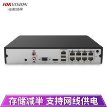 海康威视 DS-7808N-K1/8P 8路1080P高清监控录像机 POE供电 （单位：台）
